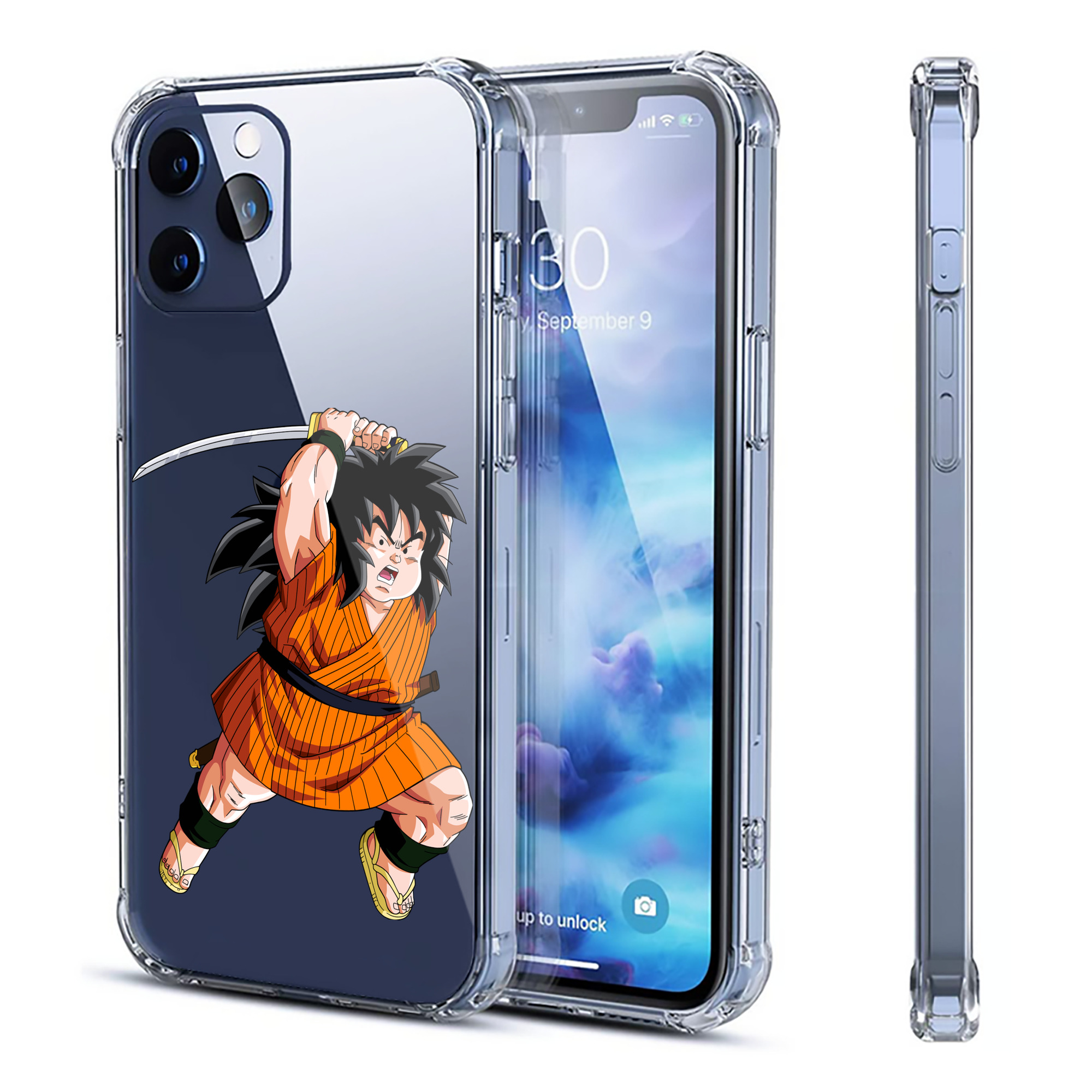 （画像用） ドラゴンボール やじろべえ DRAGON BALL Yajirobe 【iPhone 12シリーズ対応】透明スマホケース（クリアソフトケース）